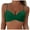 Green, variant on Triangle Bikini Tops for Women Bathing Suit Swim Tops Sexy String Bikini Top (Green, L)