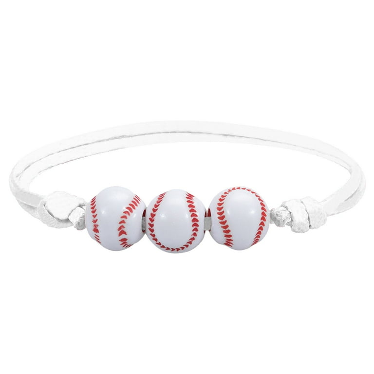 SUSHANG 2PC Baseball Bracelet 2PCs Softball Bracelet Party Favors - Main Image