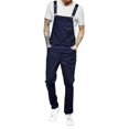 thumbnail image 1 of Men Denim Dungarees Overalls Jeans Trousers, 1 of 4