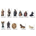 thumbnail image 3 of Ounissouiy 11 Uds. Figuritas de Natividad artesanías de resina tradicionales adorno de Jesús accesorio religioso ligero estatua de Iglesia Kits de decoración para fiestas, 3 of 6