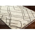 thumbnail image 3 of Hauteloom Hersz Living Room, Bedroom Area Rug - Bohemian, Transitional - Plush Pile - Bone, Taupe, Cloud Gray - 18" Sample, 3 of 7