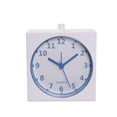 thumbnail image 1 of Despertador, cuadrado azul, minimalista, movimiento silencioso, 1 of 1