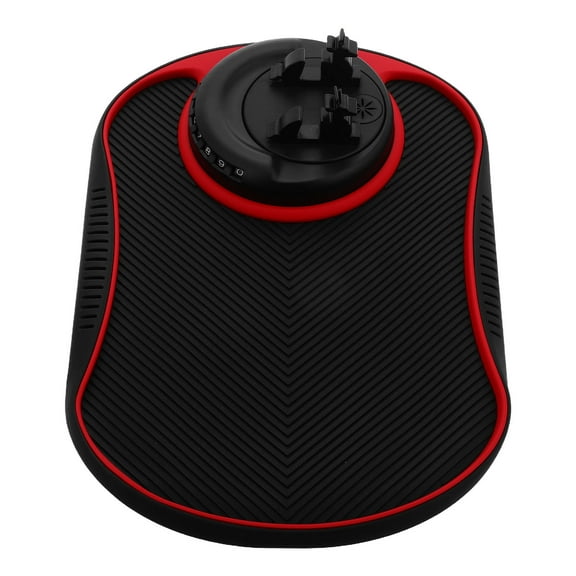 FRCOLOR  Car Dash Organizer Accessories Anti Slip Mat Phone Holder Dashboard Holders for Your Red