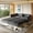 Dark Grey, variant on GNIXUU 81.9" Pull Out Sofa Bed, 3 in 1 Convertible Sleeper Sofa, King Size Velvet Sofa with 3 Pillows for Living Room, Bedroom, Apartments, Small Spaces, Camel