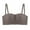 Coffee, variant on Women's Strapless Comfort Bra with Front Closure and Smooth Design for All Day Support Light Yellow 38