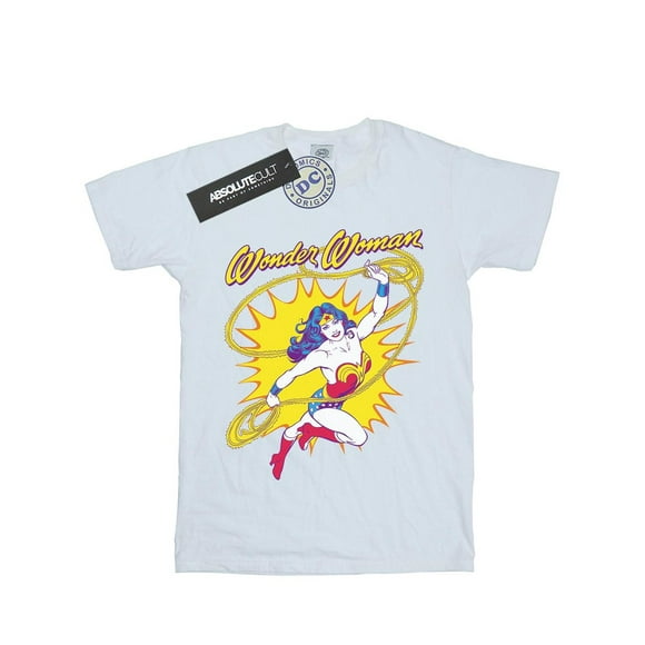 DC Comics Les Filles Se Demandent T-Shirt en Coton Saut de Femme