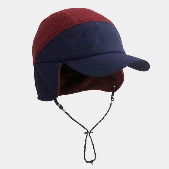 Fewfanhot Baseball Hat with Strape for Men & Women Waterproof Winter Warm Windproof Adjustable Hat Trapper Cap