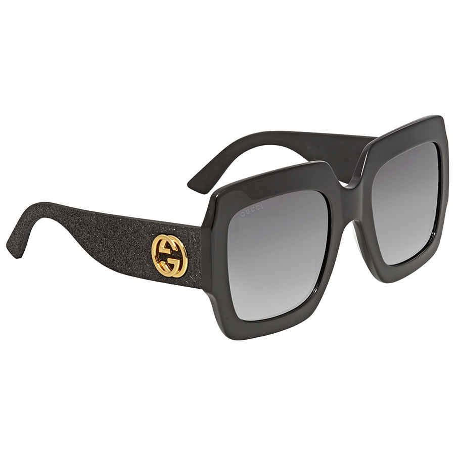 gucci grey gradient square sunglasses