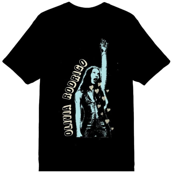 Bravado Olivia Rodrigo Pose Adult Black T-Shirt