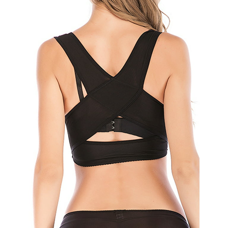  LILISHANGPU Back Support Vest Top Bra Posture Corrector for  Women Push Up Chest Breast Hunchback Relief Humpback Correction Belt (Color  : Natural, Size : X-Large) : Clothing, Shoes & Jewelry