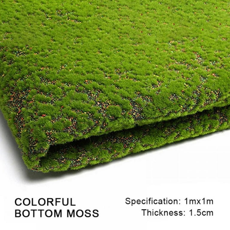 Artificial Moss Fake Green Plants Faux Moss Grass For Shop Home