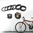 thumbnail image 2 of Espaciador de dirección de bicicleta Sharpla aleación de aluminio horquilla delantera Negro, 2 of 8