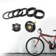 thumbnail image 2 of Arandelas de sellado espaciadoras para dirección de bicicleta, accesorios de bicicleta, piezas de reparación de alta resistencia Negro, 2 of 9