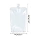 thumbnail image 3 of Botellas de Plástico Reutilizables para Bebidas, Bolsas de Agua Discretas y Herméticas con Embudo para Viajes y Actividades Al Aire Libre., 3 of 7