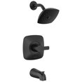 thumbnail image 1 of Delta Faucet T144339-BL-PP Modern Tub & Shower, Matte Black, 1 of 5