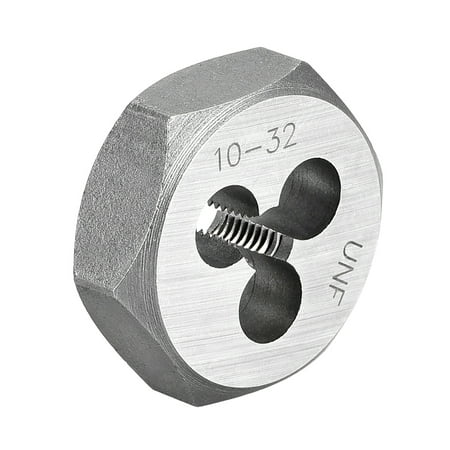

10-32 UNF Hex Rethreading Die Carbon Steel Hexagon Taper Pipe Die Accuracy Grade: 2A