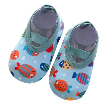 

Cathalem Toddler Girl Shoes 6 Baby Socks The Shoes Socks Non-Slip Cartoon Floor Boys Barefoot Kids Girls Baby Toddler House Shoes Light Blue 18 Months