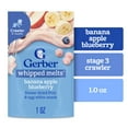 thumbnail image 4 of (2 pack) Gerber Stage 3 Baby Food, Banana Blueberry Whipped Melts, 0.85 oz Bag, 4 of 17
