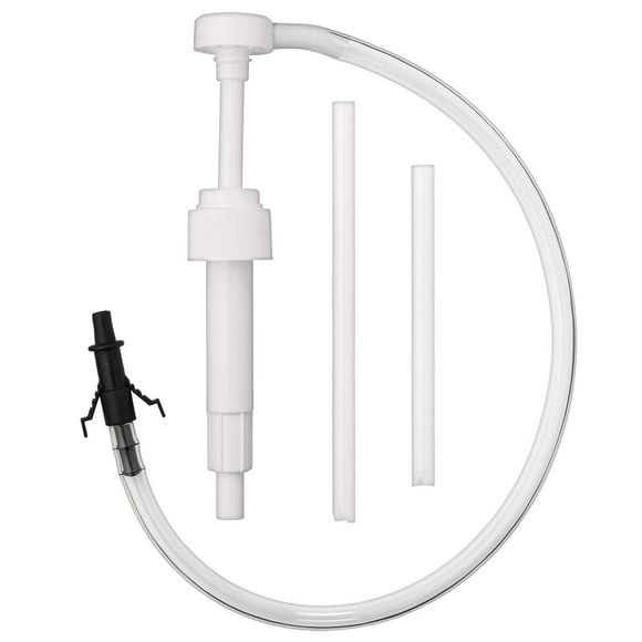 Slippery Pete - Bomba de fluido para botellas de cuarto estándar - 8 cc por carrera de bomba y adaptador de tercera mano Transmisión de aceite de engranaje de transferencia y fluido diferencial (28 mm