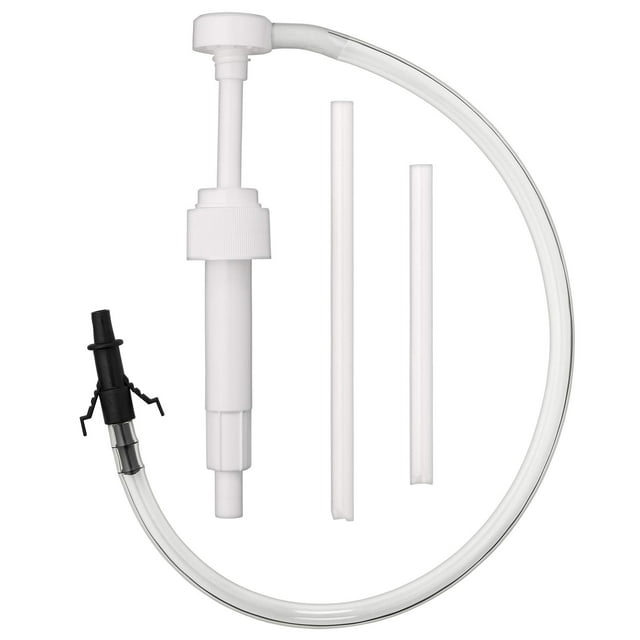 Slippery Pete - Bomba de fluido para botellas de cuarto estándar - 8 cc por carrera de bomba y adaptador de tercera mano Transmisión de aceite de engranaje de transferencia y fluido diferencial (28 mm