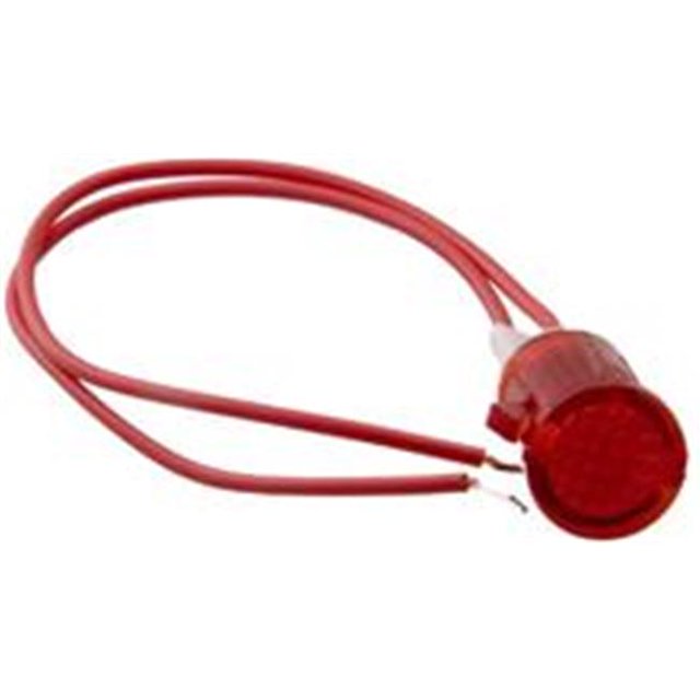 Morris Products 70327 Round Indicator Pilot Lamp Red 24Vdc- Pack Of 10