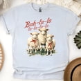 thumbnail image 1 of Funny Sheep Shirt | Bah La La Farm Animal Graphic Tee for Country Lovers, Ash, Size S, 1 of 6