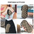 thumbnail image 6 of Bingfone Cute Black Dog Print Sunglasses Case Portable Travel Zipper Eyeglasses Case With Hook, 6 of 6