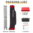 thumbnail image 6 of ABCCANOPY 10 ft x 10 ft Metal Pop-Up Commercial Canopy Tent with walls, Red, 6 of 8