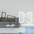 thumbnail image 2 of Estantes de pared para almacenamiento,Estantes flotantes de madera Estantes de pared de madera,Cojín con lazo bonito,Cojín con forma de lazo,lindo cojín decorativo con lazo,Funda de almohada, 2 of 8