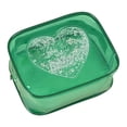 thumbnail image 1 of Cute Clear Valentine Makeup Travel Toiletry Pouch With Zipper Small Mini Transparent Storage Organizer For, 1 of 5