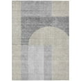 thumbnail image 2 of Addison Rugs Chantille Indoor/Outdoor Transitional Art Deco Silver Washable Rectangle Rug, 3' x 5', 2 of 6