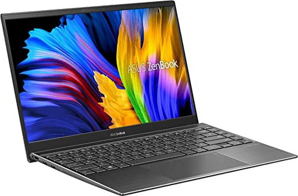 Asus Zenbook 14 Thin and Light Business Laptop 14" FHD IPS Display AMD Hexa-Core Ryzen 5 5500U (Beats i7-10510U) 8GB RAM 256GB SSD GeForce MX450 2GB Backlit KB USB-C HD Webcam Grey + HDMI Cable