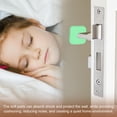thumbnail image 4 of Uxcell 10Pcs Door Knob Wall Protector, 1.8" Square Silicone Door Stoppers Self Adhesive Handle Bumper Cushion Pad, Green(0.3" Thickness), 4 of 6
