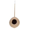 thumbnail image 1 of Nido de Pájaro, nido de cría de hámster, loro, cuerda de cáñamo trenzada, juguete escondite de coco Natural, 1 of 8