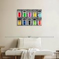 thumbnail image 2 of Elephant Stock Dublin Door Colors Wall Art - Horizontal Canvas Wall Art - Living Room Wall Decor - Architecture Canvas - Gray And White Decor - 30" x 20", 2 of 8
