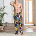 thumbnail image 6 of Fotbe Retro Panther Men's Pajama Pants,Sleepwear Pants,Pj Bottoms Drawstring And Pockets-X-Large, 6 of 7