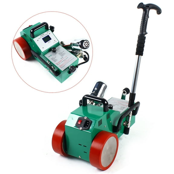 Miumaeov Automatic PVC Banner Welding Machine Heat Jointer Plastic Fabric Welder Hot Air 110V 1800W