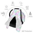 thumbnail image 3 of Car Seat Cover Baby - Colourful Camouflage Print Breathable Infant Car Seat Cover for Baby Carseat, Lightweight Comfort Baby Essentials Must Haves Newborn Stuff for Girl Boy, 3 of 7