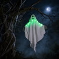 thumbnail image 6 of Halloween Decorations Outdoor Indoor 27.6" Light Up Ghost Decorations with LED Lights Hanging Ghost Halloween Decor for Yard Porch Garden Lawn Party Halloween Ghost Decor, 6 of 7