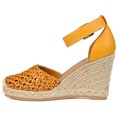 thumbnail image 3 of Journee Womens Sierra Wedge Heel Espadrille Sandals, 3 of 10