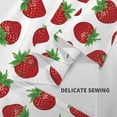 thumbnail image 6 of Pofeuu Hand Drawn Strawberry Print Wall Tapestry Decoration Wall Hanging Tapestry 60 x 51 Inch, 6 of 6
