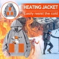thumbnail image 5 of Heisall Womens Hoodies 2025 Winter Smart Heating Hooded Sweatshirts Thermal Electric-Heated Tops Fashion Loose Casual Electric Heating Apparel, 5 of 5
