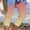 #483-Yellow, variant on TaTaai Womens Solid Color Athletic Cropped Pants Elastic Waist Loose Soft Beach Capris For Summer Casual Wear