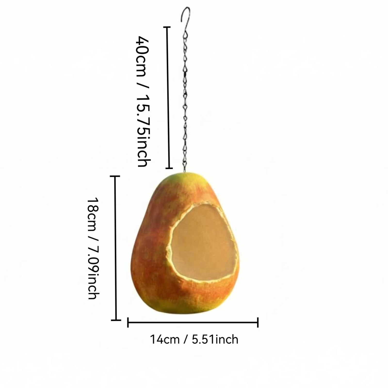 1Pc Bird Feeder Garden Unique Decoration Outdoor Hanging Wild Bird Feeding Station For Garden Patio Yard