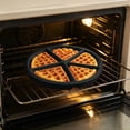 thumbnail image 7 of Flexible Silicone Maker Baking Tray, Reusable Baking Tray, Round Non-Stick Waffle Tray For Cake Chocolate Craft Candy Household Oven Muffin Cake Mold Baking, Easy To Clean,Diameter 6.9", 7 of 7