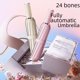 thumbnail image 5 of 60 Paraguas automático doble con forma de hueso de dragón, paraguas plegable de doble uso para hombres, para uso soleado y lluvioso, para mujeres, tamaño doble, 5 of 5