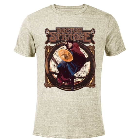 Marvel Doctor Strange Multiverse of Madness Retro Spell - Short Sleeve Blended T-Shirt for Adults - Customized-Yellow