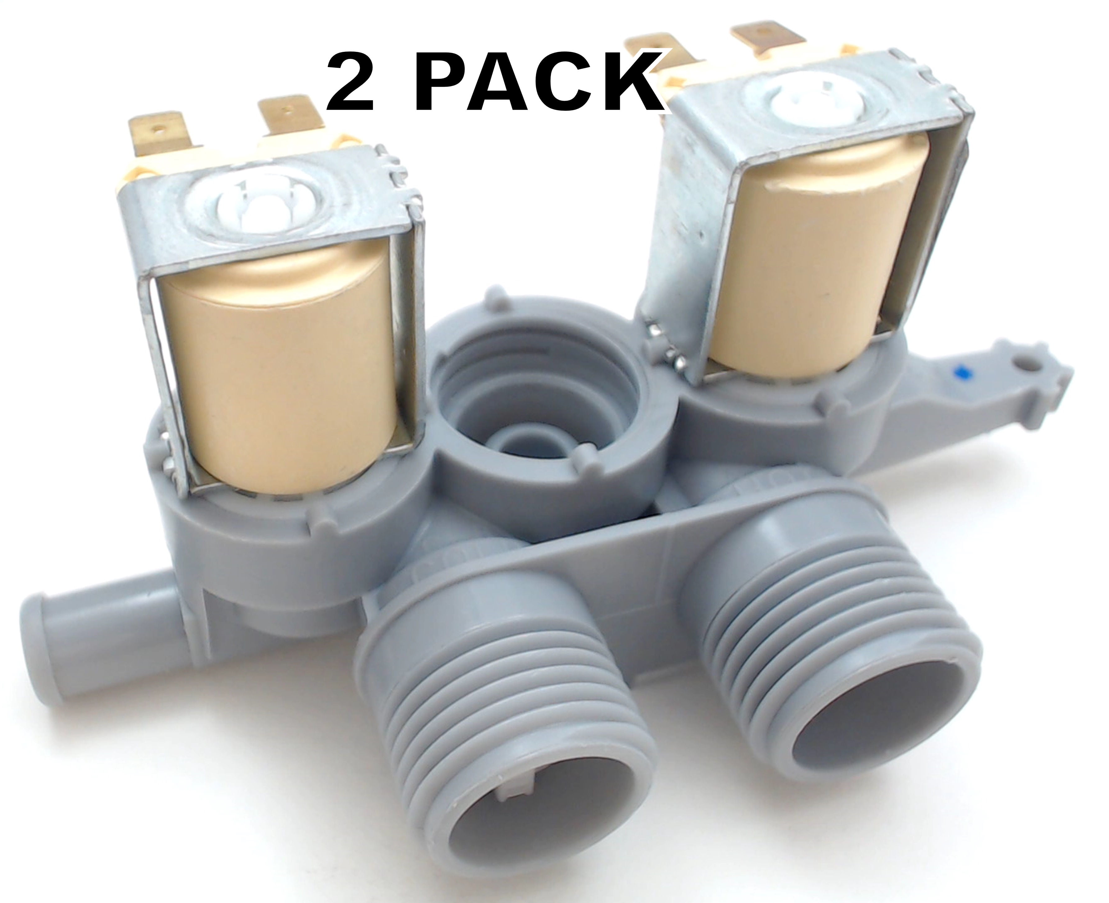 2 Pk, Washer Water Valve for General Electric, AP4412517, PS2354072