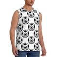 thumbnail image 2 of Kdxio Happy Soccer for Men's Muscle T-shirt,Sleeveless for Workout Running Athletic Gym Lounge Casual, 2 of 7