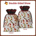 thumbnail image 2 of KLL Cute Autumn Gnomes for Christmas Gift Bag,Christmas Burlap Goody Gift Bags with Plaid Drawstrings for Xmas Presents Holiday Party Favor Treats Candy-Black, 2 of 8